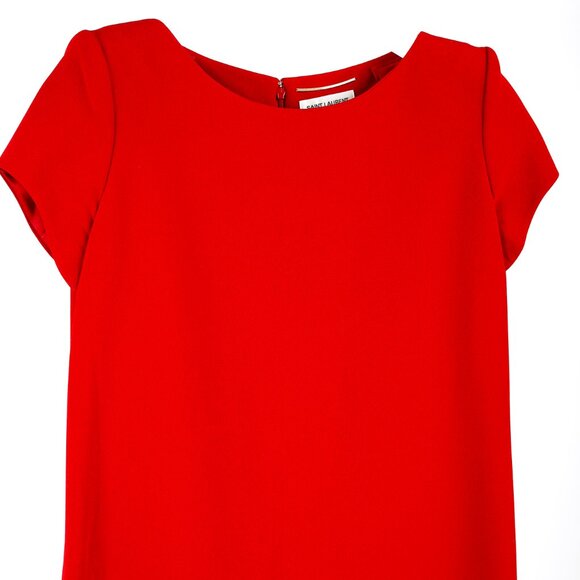 Saint Laurent AW/13 Red Cap-Sleeve Classic Tube Mini Dress - Picture 3 of 10